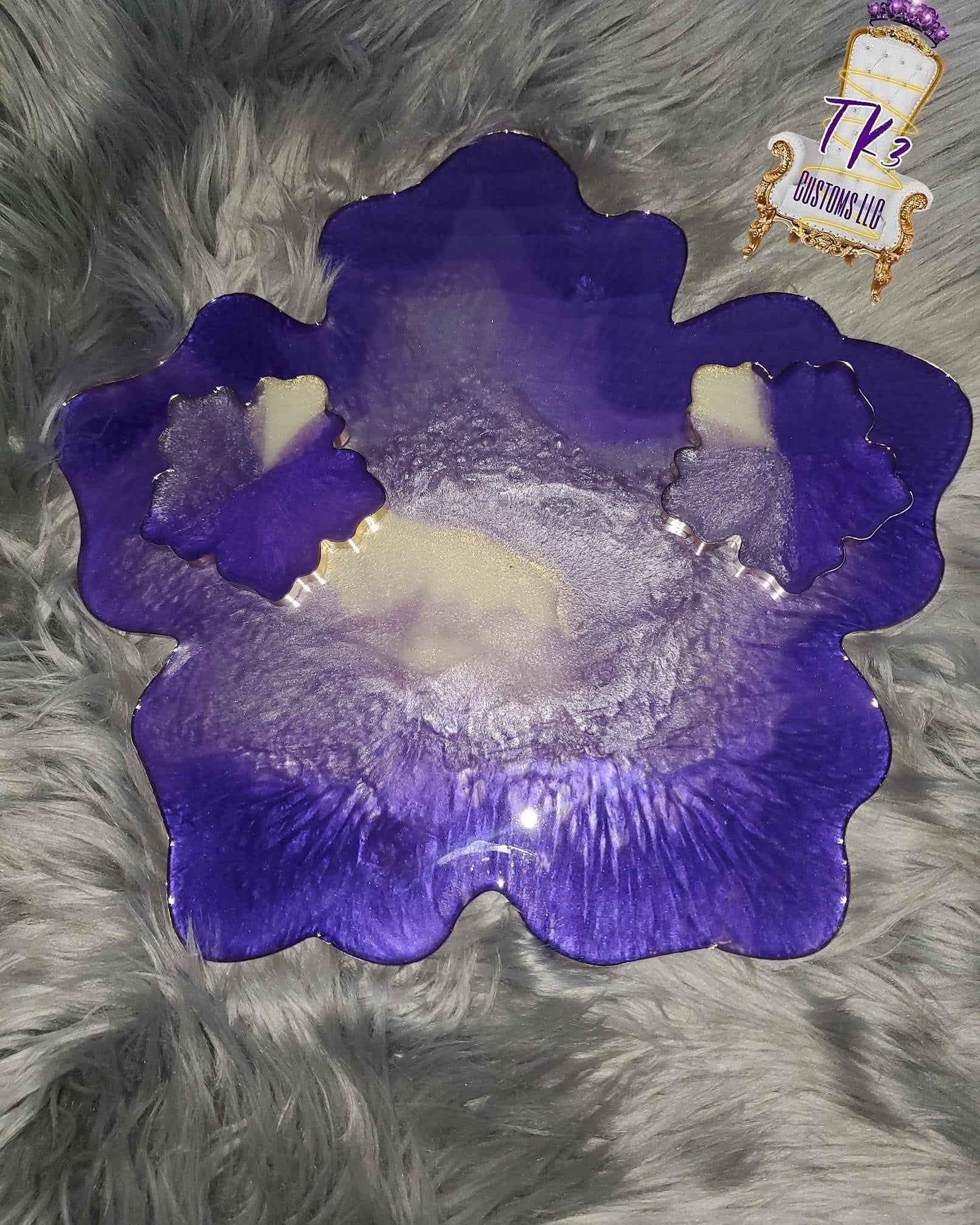 Giant Flower Opulence Tray Set – TK3 Customs LLC