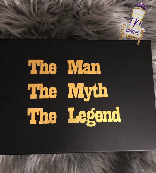 The Man, The Myth, The Legend Drinking set